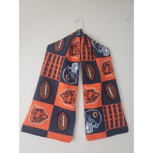 CHICAGO BEARS NFL Football Team Logo Scarf Fleece 60" Long 12" Wide Orange